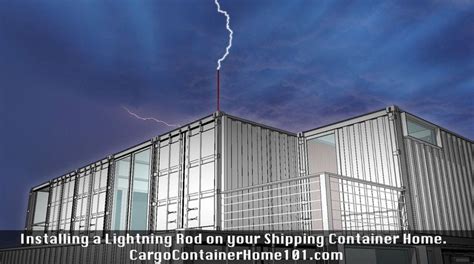 how are metal shipping container houses protected from lightning|shipping container homes lightning.